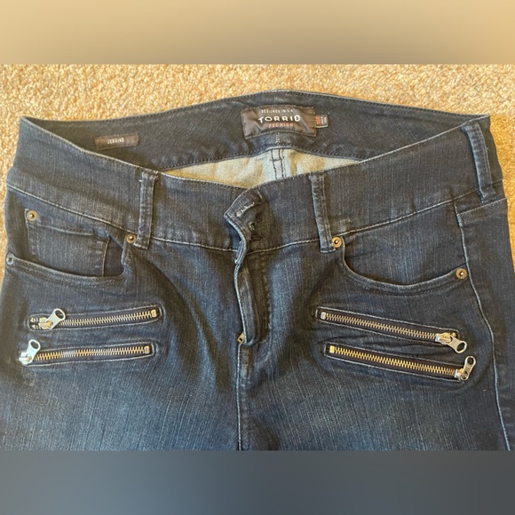 Torrid Double Zipper Skinny Jeans - Picture 2 of 4